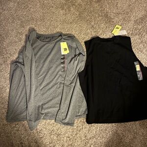 NWT! Women's Athletic tops, All in Motion. Gray / Black . Size XXL